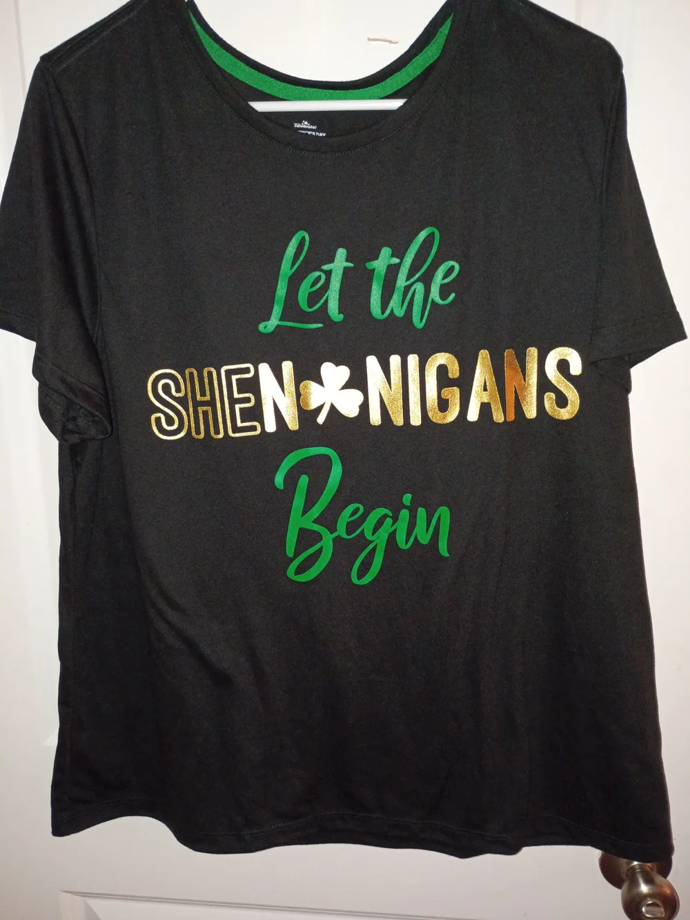 Shenanigans Black Crewneck Tee - Picture 3 of 6
